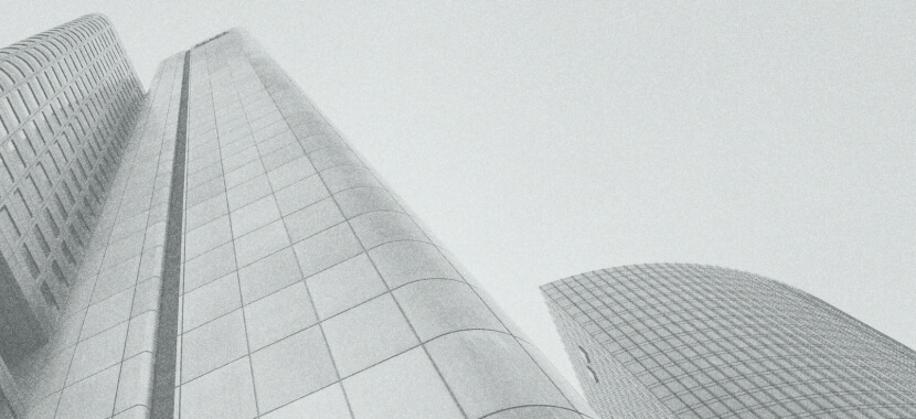 Modern office buildings representing Odextra managed web hosting and digital solutions for businesses